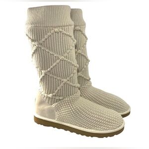 UGG Cream Knit Women's Winter Boots